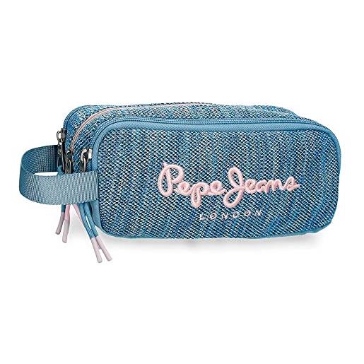 Pepe Jeans lena piccola borsa a spalla blu 18x15x5 cm poliestere