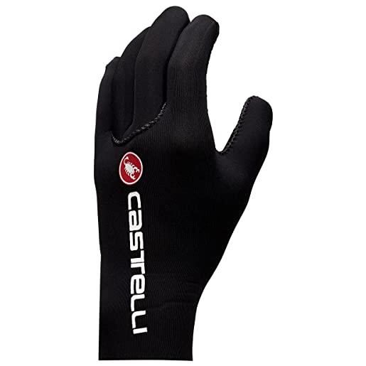 Castelli 4517524 diluvio c glove guanti sportivi uomo black l/xl