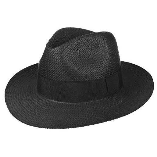 LIPODO cappello paglia black mountain estivo cappelli di m (56-57 cm) - nero