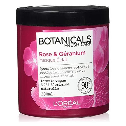 Botanicals l'oréal paris Botanicals maschera trattamento rimedio eclat per capelli terne/colorati, 200 ml - set di 3