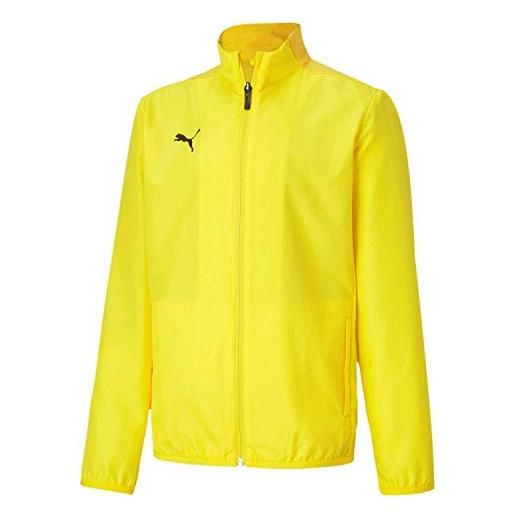 PUMA pumhb|#puma teamgoal 23 sideline jacket jr, giacca tuta unisex bambini, cyber yellow-spectra yellow, 176
