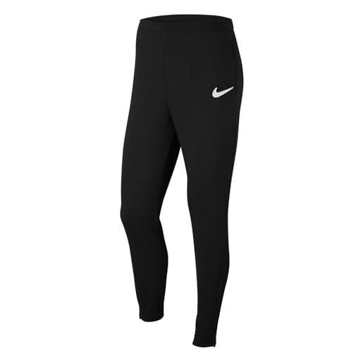 Nike park 20, pantaloni della tuta unisex-adulto, nero/bianco/bianco, l