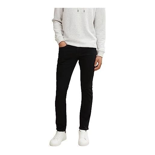 TOM TAILOR Denim jeans, uomo, nero (black denim 10240), 36w / 32l