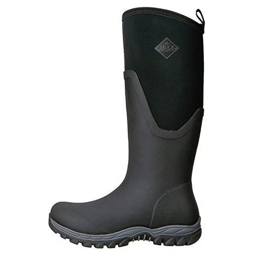 Muck Boots arctic sport ii tall, stivali di gomma donna, rosa (black/pink), 38 eu