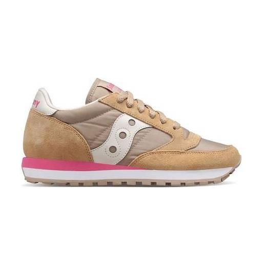 SAUCONY jazz original beige/bianco/rosa