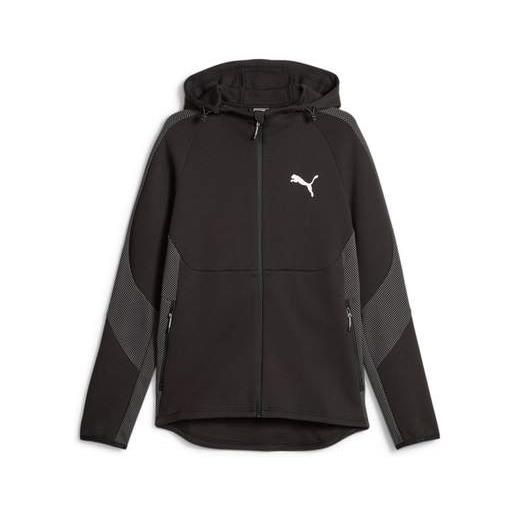 PUMA evostripe full-zip hood nero