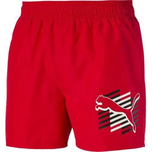 PUMA ess summer shorts graphic rosso