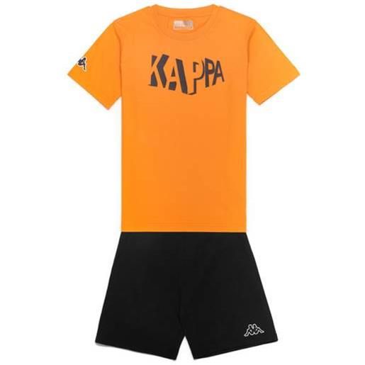 KAPPA logo dumby arancione/nero (a0d)