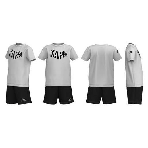 KAPPA logo dumby bianco/nero (a03)