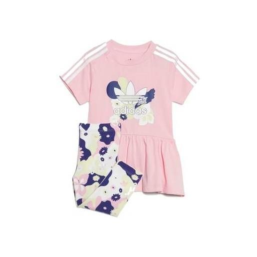 ADIDAS dress set rosa/multicolor