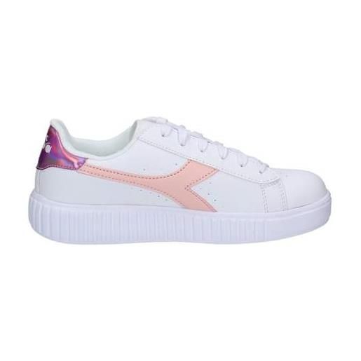 DIADORA game step gs bianco/rosa velato (c9569)