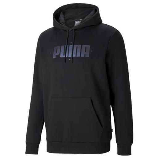 PUMA cyber graphic hoodie nero/catarinfrangente