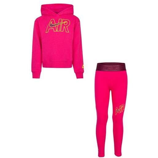 NIKE NIKE air po & legging set fuxia/giallo