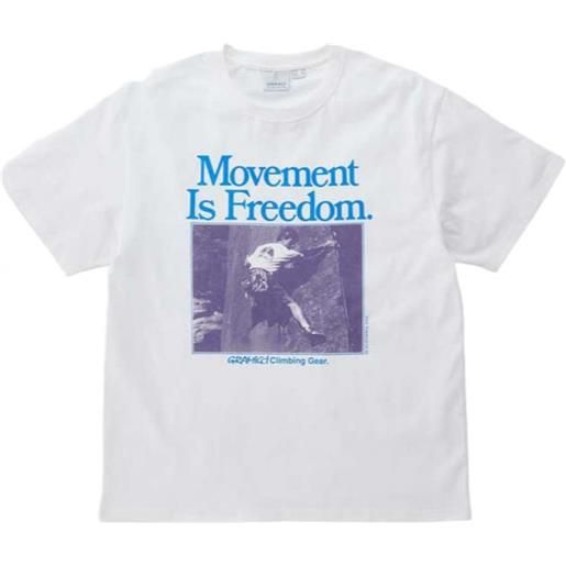 GRAMICCI t-shirt movement uomo white