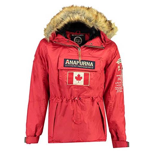 Anapurna by geographical norway - giacca da sci e montagna da uomo rosso m
