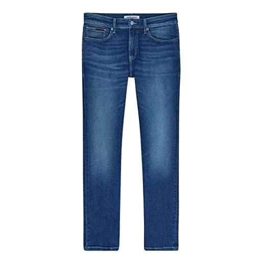 Tommy Jeans pantalone jeans scanton slim uomo, blu, 36w x 32l