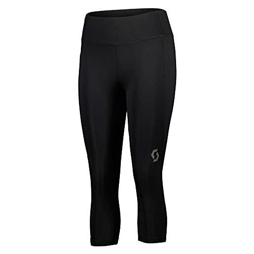 Scott collant 3/4 ws endurance pantaloni, nero, s donna