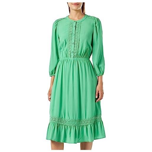 KAFFE kafreya dress vestito, poison green, 44 da donna