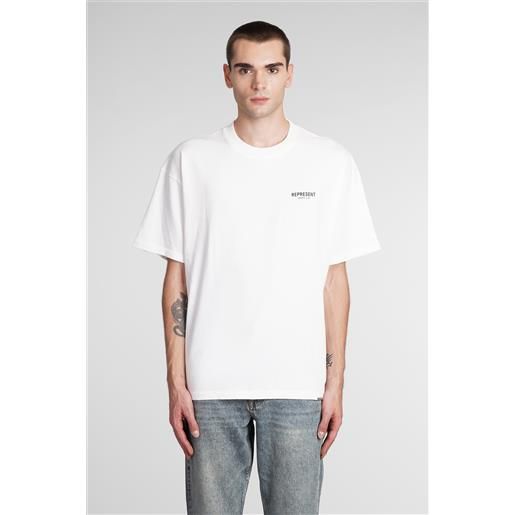 Represent t-shirt in cotone bianco