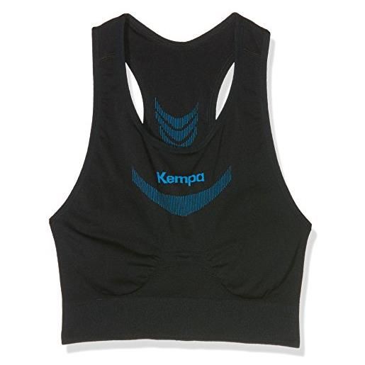 Kempa adulti abbigliamento team sport attitude pro top, unisex, bekleidung teamsport attitude pro top, schwarz/kempablau, xs/s