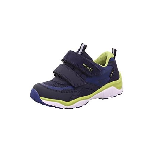 Superfit sport5, sneaker, blu/arancione 8000, 28 eu