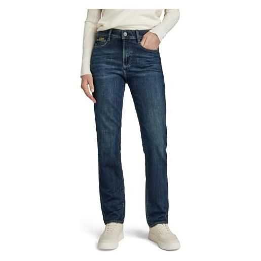 G-STAR RAW ace 2.0 slim straight jeans donna , blu (worn in midnight blue od d23638-c293-g116), 30w / 32l