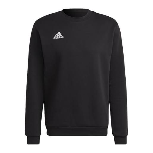 adidas entrada 22 long sleeve sweatshirt, felpa uomo, black, s
