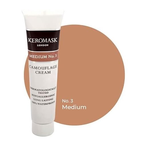 Keromask camouflage cream medium no 3 15 ml (direction Keromask shop)