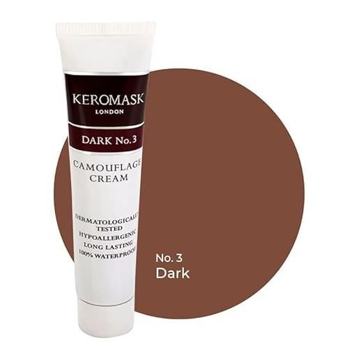 Keromask camouflage cream dark n. 3 15 ml (direction Keromask shop)