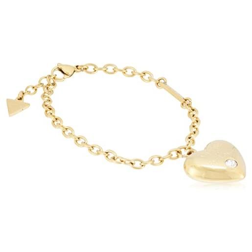 Guess bracciale gues jewelley collezione is for loves, única, metallo, nessuna pietra preziosa