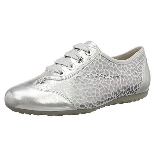 Semler n6106-831, scarpe da ginnastica basse donna, bianco (weiss), 38 eu