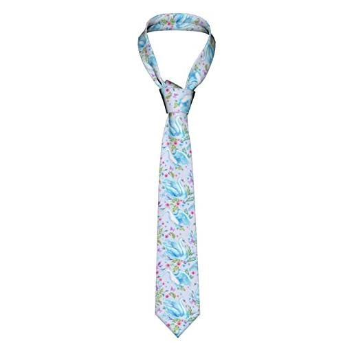 600 cravatta per completo bellissimo cigno cravatta per abito da cerimonia uomo idrorepellente cravatte per lavoro formale cravatta in seta per uomo affari ballo di fine anno