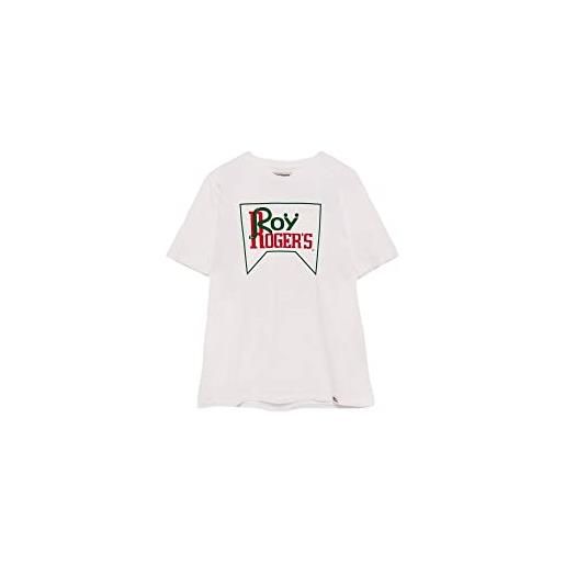 ROY ROGER'S uomo t-shirt jersey roy vintage tricolore p22rru646c748xxxx xl bianco bianco 63