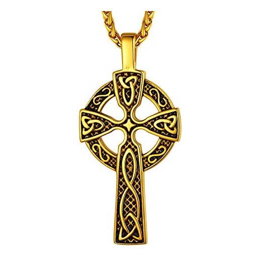 Richsteel collana collana vichinga martello di thor ciondolo ciondoli vichinghi nodo celtico in acciaio inossidabile regali significativi donna uomo