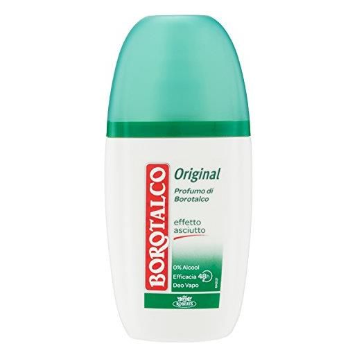 Borotalco original deodorante vapo effetto asciutto 48h profumo di talco 75ml