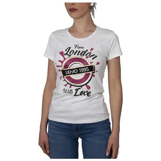 Liu Jo Jeans liu-jo t-shirt donna bianco ta3104 j5003