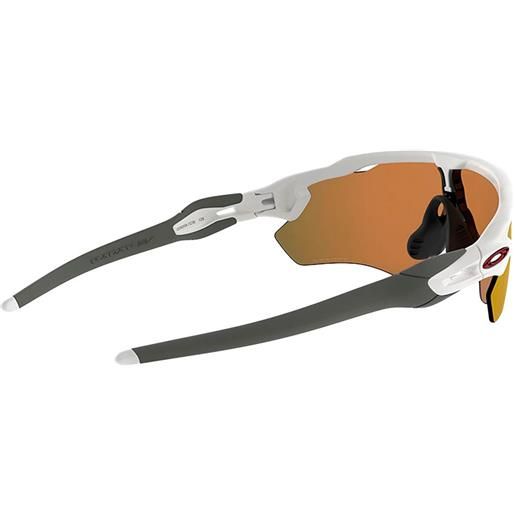 Oakley radar ev pitch sunglasses bianco, nero prizm ruby/cat3