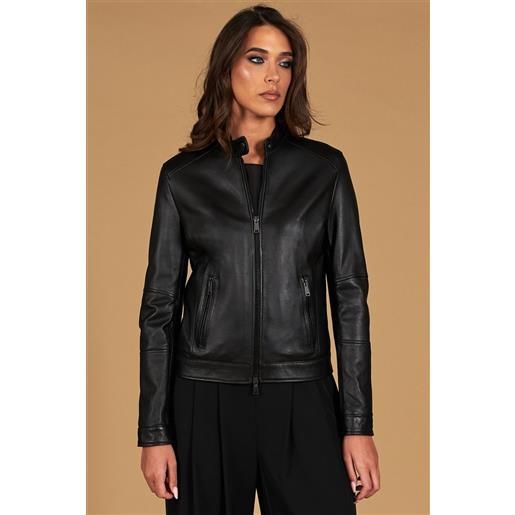 Giacca In Ecopelle Queen Helena - Giubbotto Biker Corto Donna Leggero E Stiloso - Foto 8