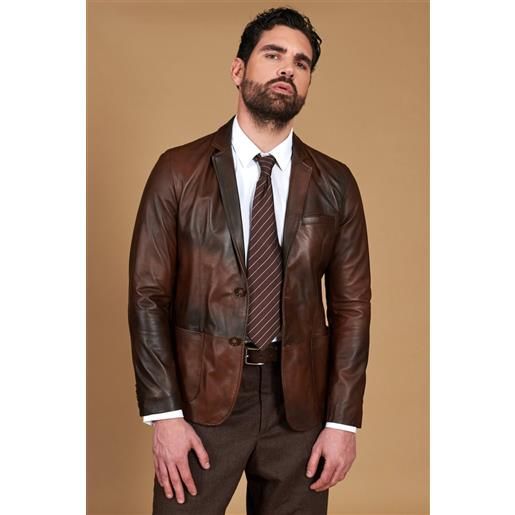 Blazer Uomo Business 2 Bottoni - Regular Fit In Poliestere Ed Elastan, Elegante E Versatile - Foto 5