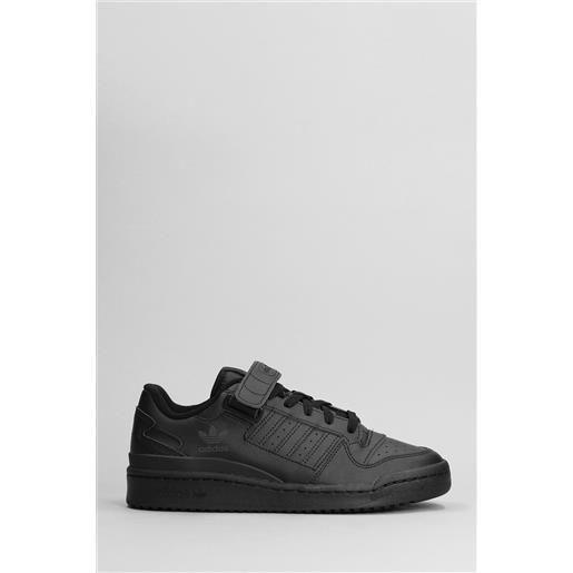 Adidas sneakers forum low in pelle nera