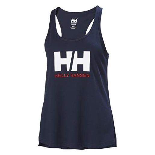Helly Hansen logo achselshirt, maglietta, s, blu (navy)