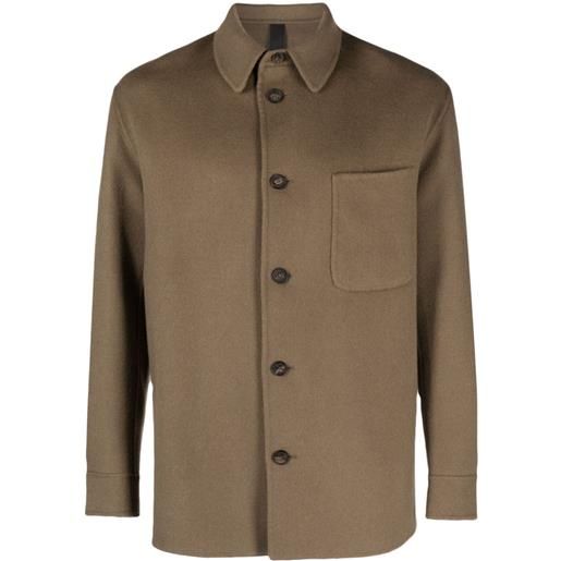 Hevo giacca-camicia bari d - marrone