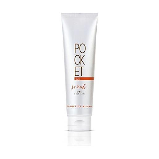 Pocket Sun scrub face & body pre self tan exfoliant - 150 millilitri