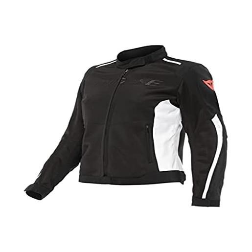 Dainese hydraflux 2 air lady d-dry jacket, giacca moto impermeabile, donna, nero/nero/bianco, 50