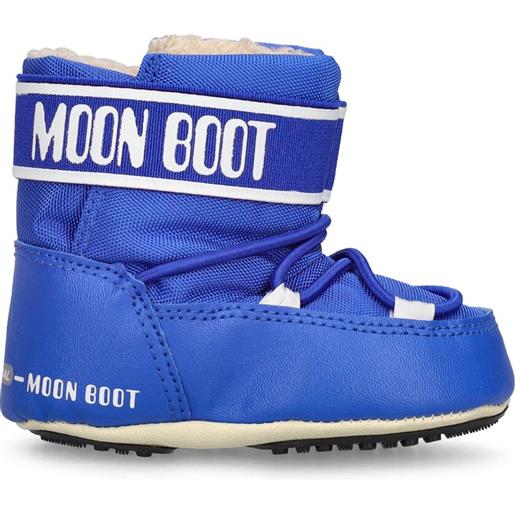 MOON BOOT crib nylon ankle snow boots