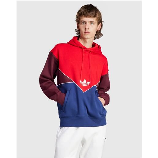 Adidas Originals felpa con cappuccio adicolor seasonal archive rosso uomo