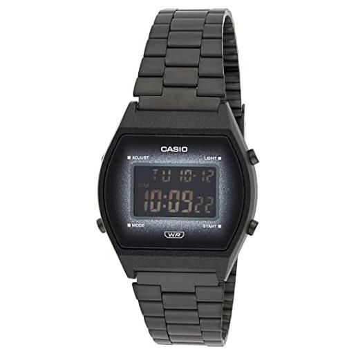 Casio b640wbg-1bdf digital quartz black stainless steel unisex watch