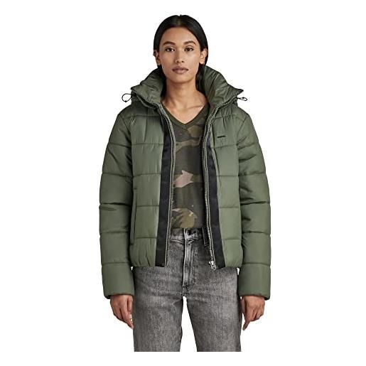 G-STAR RAW meefic hooded padded jacket giacca, grigio (cool grey d17597-b958-1295), m donna