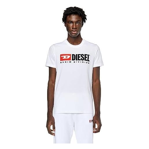 Diesel t-shirt uomo bianco a03766-0grai-100