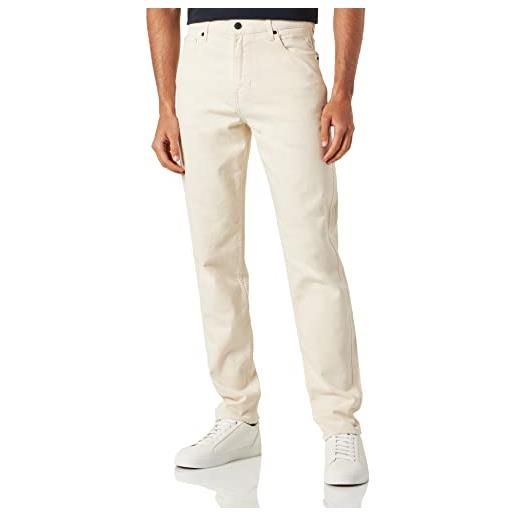 REPLAY jeans uomo sandot tapered fit in denim comfort, bianco (ecru 200), w30 x l32